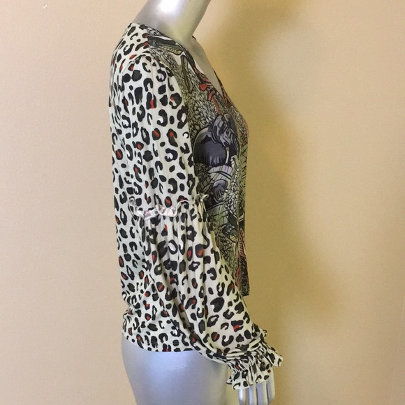 ANTHROPOLOGIE | BLANK | Safari Elephant Leopard Print - Picture 9 of 16
